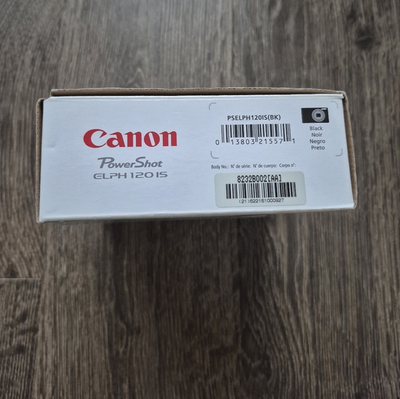 Canon Black Powershot Elph 120 IS in Box With All Paper Work - Picture 4 of 11